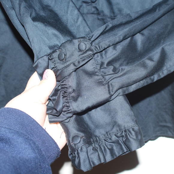 5/$25 🛍 Massimo Dutti Black Long sleeve Blouse - Picture 3 of 8